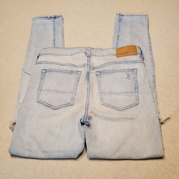 PacSun Stacked Skinny Ripped Distressed Faded Denim Jeans Size 30x30 - Picture 12 of 12